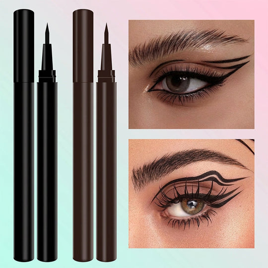 🥳2026 HOT SALE🥳💞50K+ SOLD!👁️💧 BUY 1 GET 1 FREE! Waterproof Liquid Eyeliner – Ultra‑fine tip, fast‑drying, 12H wear. No smudge, no fade. Gentle on eyes. 🖌️✨