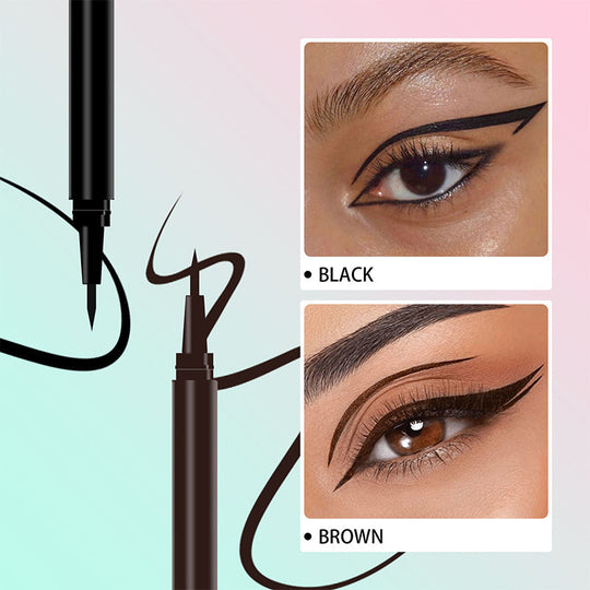 🥳2026 HOT SALE🥳💞50K+ SOLD!👁️💧 BUY 1 GET 1 FREE! Waterproof Liquid Eyeliner – Ultra‑fine tip, fast‑drying, 12H wear. No smudge, no fade. Gentle on eyes. 🖌️✨