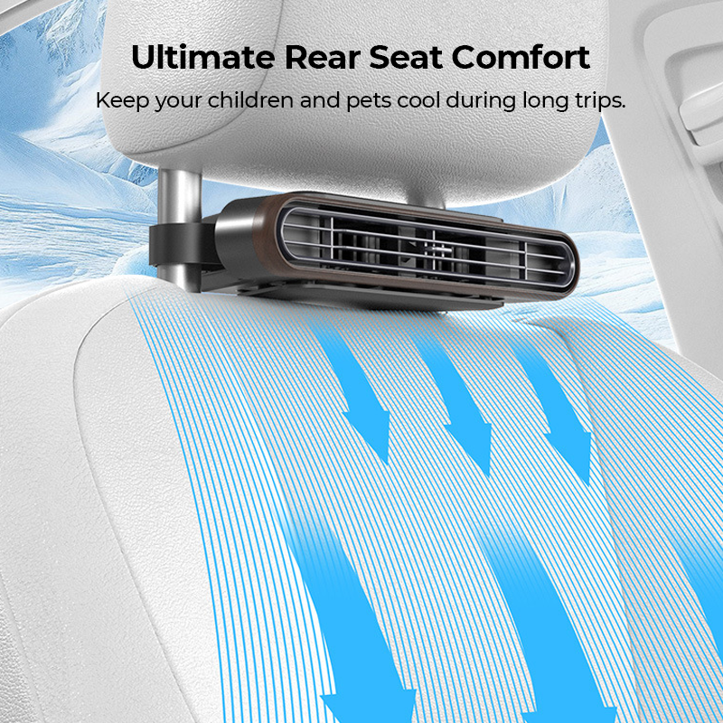 🔥LAST DAY SALE 49% OFF🏆BreezGo™ Car Seat Fan 🌬️ – 3-Speed Rechargeable Clip-On Fan with 3000mAh Battery 🔋 | USB-C Charging ⚡ for Cars 🚗, Golf Buggies 🛺 & Campervans 🏕️