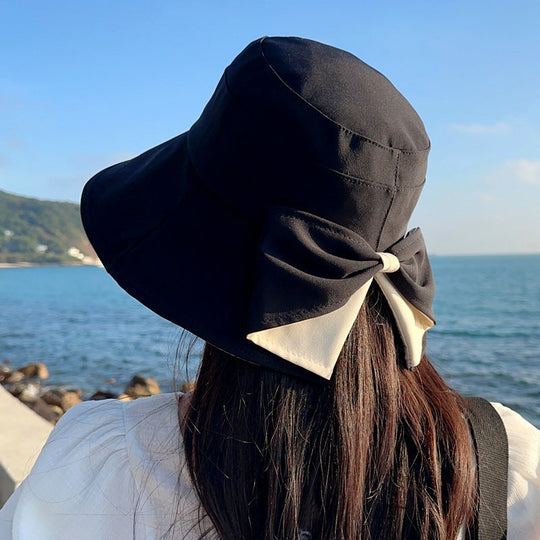 🥳SUMMER HOT SALE🥳💞50K+ SOLD!💥30% OFF! 🔥 Women's Bowknot Wide Brim Sun Hat ☀️ UV Protection Summer Beach Hat 🌴