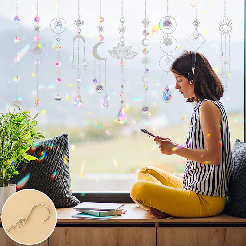 🎐🎐Last Day Sale 48% OFF-Decorative Suncatcher Hanging Set🌈🌈
