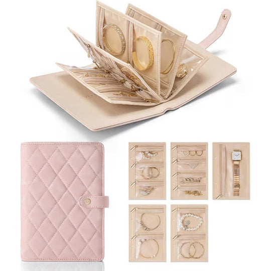 😍2026 NEW SALE-49% OFF😍Elegant Portable Checkered Jewelry Storage Bag
