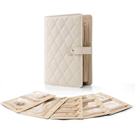 😍2026 NEW SALE-49% OFF😍Elegant Portable Checkered Jewelry Storage Bag