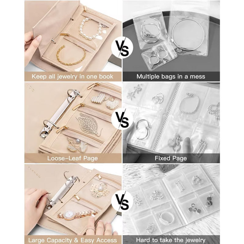 😍2026 NEW SALE-49% OFF😍Elegant Portable Checkered Jewelry Storage Bag