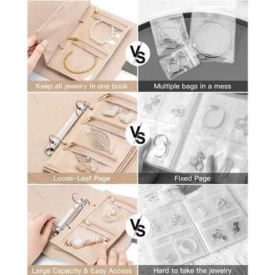 😍2026 NEW SALE-49% OFF😍Elegant Portable Checkered Jewelry Storage Bag