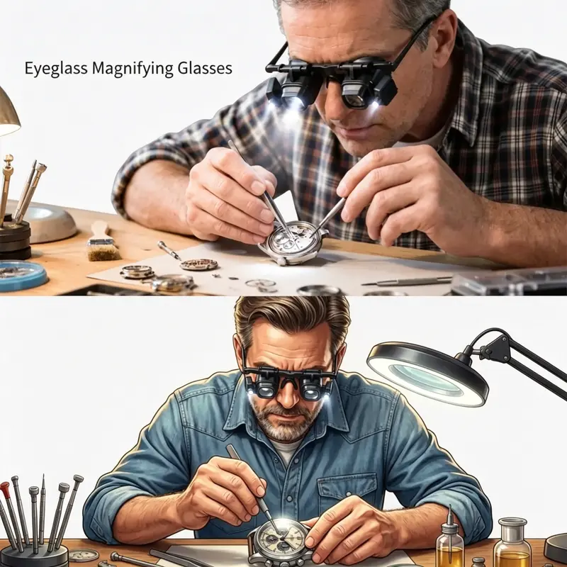 🥳2026 HOT SALE🥳💞50K+ SOLD!🔎💡 50% OFF! Precision LED Magnifier for Electronics – High‑clarity lens, bright LEDs & hands‑free stand. Perfect for soldering, repairs & crafts – see every detail clearly! 🛠️✨