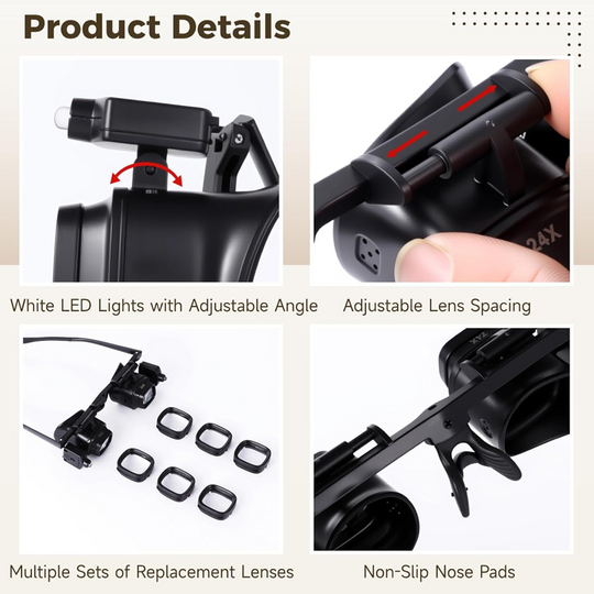 🥳2026 HOT SALE🥳💞50K+ SOLD!🔎💡 50% OFF! Precision LED Magnifier for Electronics – High‑clarity lens, bright LEDs & hands‑free stand. Perfect for soldering, repairs & crafts – see every detail clearly! 🛠️✨
