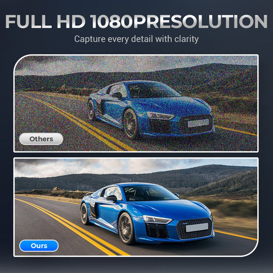 Dual-Lens Rearview Mirror Dash Camera