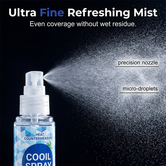 🥳2026 HOT SALE🥳💞50K+ SOLD!❄️💨 50% OFF! Long‑Lasting Cooling Spray – Instant icy blast, minty fresh. Beat the heat in seconds. Perfect for summer days & workouts! 🌞🧊
