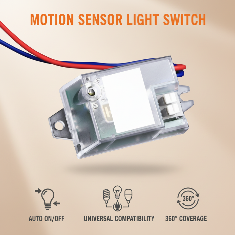 ❄️ Summer Sale: 30% Off! 💡Smart Motion Sensor Light Switch – Automatic Lighting for Hallways, Stairways, Bathrooms, and Storage Rooms