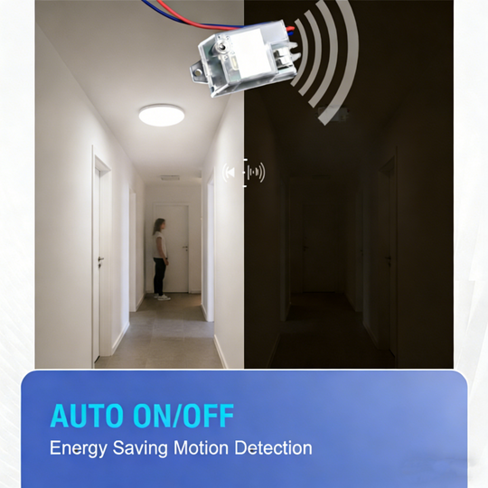 ❄️ Summer Sale: 30% Off! 💡Smart Motion Sensor Light Switch – Automatic Lighting for Hallways, Stairways, Bathrooms, and Storage Rooms