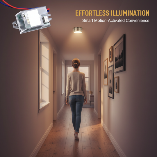 ❄️ Summer Sale: 30% Off! 💡Smart Motion Sensor Light Switch – Automatic Lighting for Hallways, Stairways, Bathrooms, and Storage Rooms