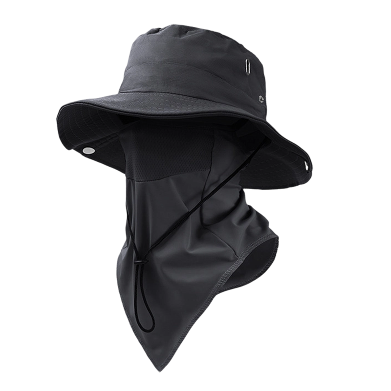 📢📢50% OFF !! ⏰Breathable Fisherman Hat with Detachable Face Mask
