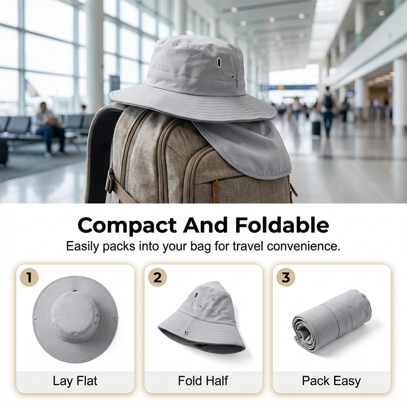 📢📢50% OFF !! ⏰Breathable Fisherman Hat with Detachable Face Mask