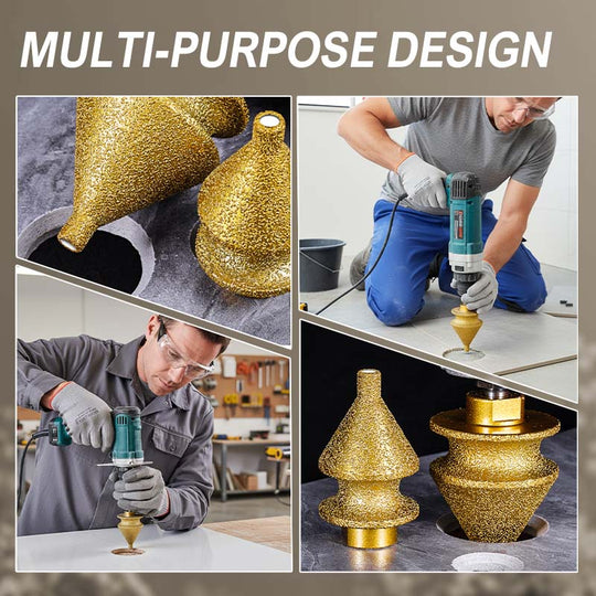 ⚙️ 50% OFF! ✨ Diamond Chamfering Bit for Grinder – Multi-Function, Brazed Diamond, Universal Fit 💎