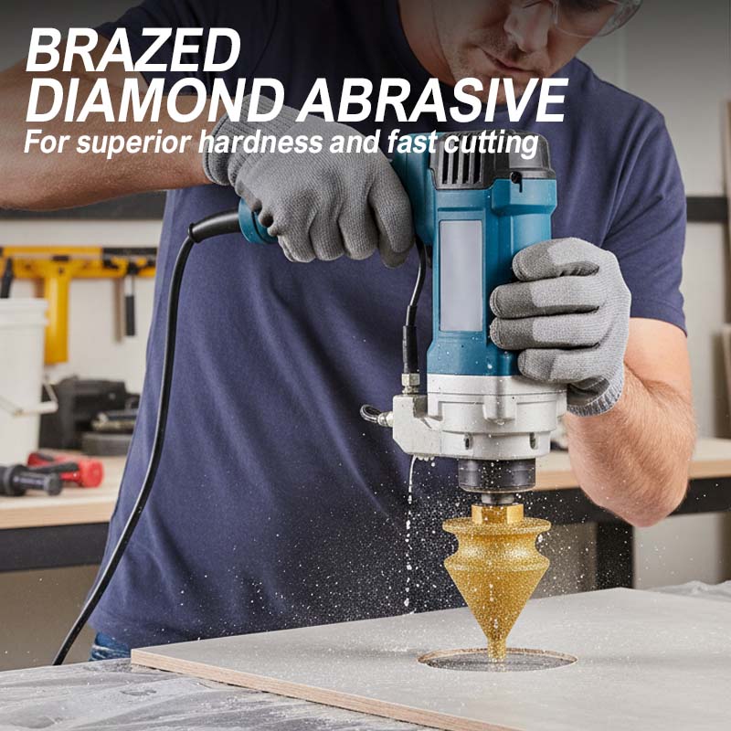 ⚙️ 50% OFF! ✨ Diamond Chamfering Bit for Grinder – Multi-Function, Brazed Diamond, Universal Fit 💎