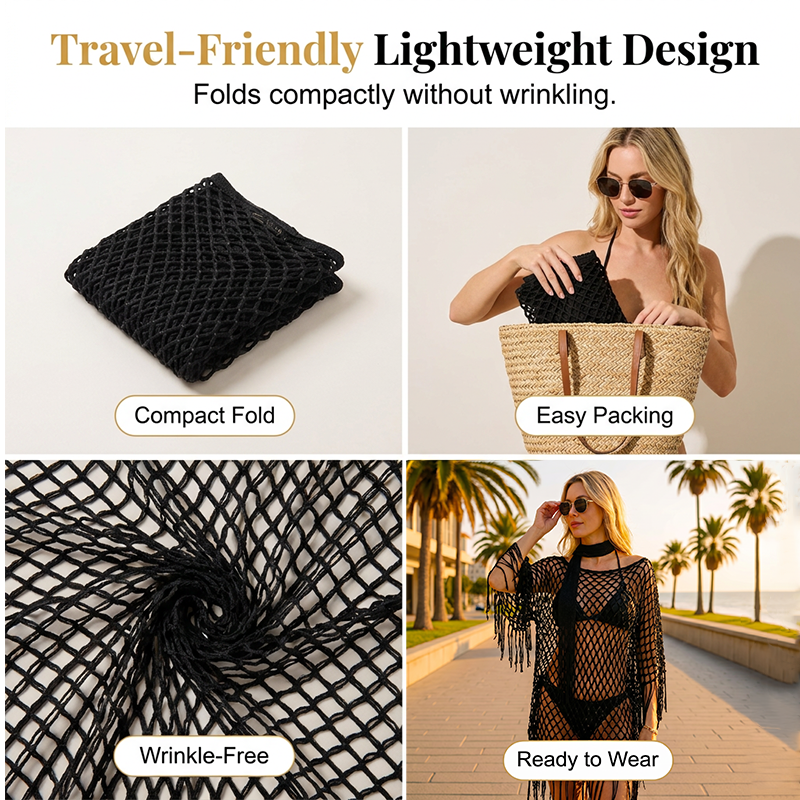 🏆 Last Day 30% OFF💐Summer Metallic Crochet Cover-Up – Lightweight, Flowy & Effortlessly Stylish summer outfit