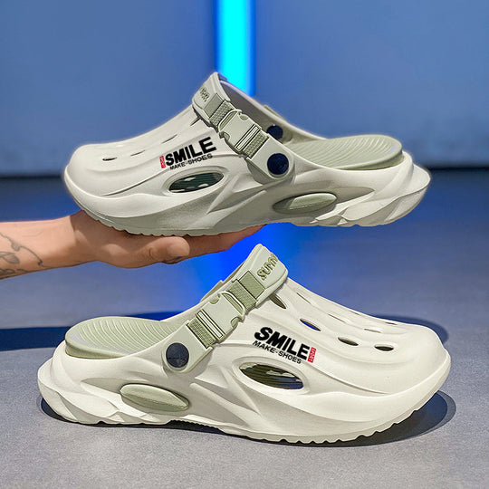 Men's Casual Breathable Adjustable Heel Strap Shoes