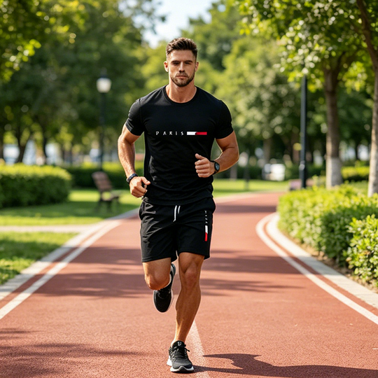 💪 LIMITED-TIME 50% OFF! 💥 Men's Printed 2-Piece Set – Modern Athleisure, Breathable Fabric, Athletic Fit ✨