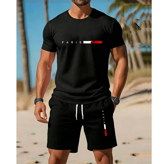 💪 LIMITED-TIME 50% OFF! 💥 Men's Printed 2-Piece Set – Modern Athleisure, Breathable Fabric, Athletic Fit ✨