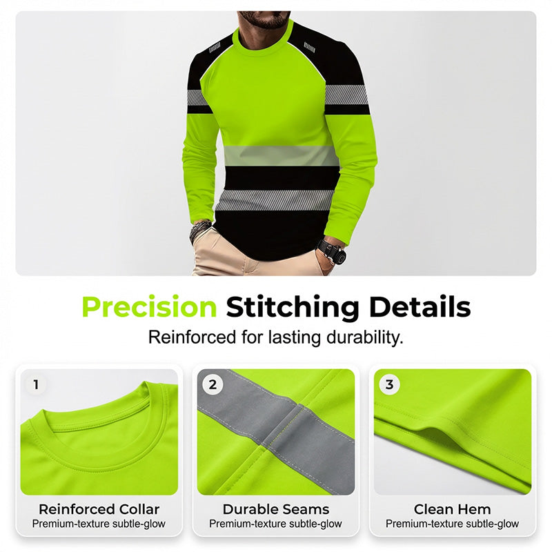 👕 30% OFF! 🏃‍♂️ Sporty men's long-sleeve shirt – moisture-wicking with a subtle print – perfect for active days, jogging, or leisure – breathable and comfortable 🌿