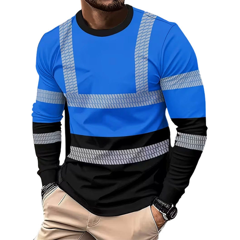 👕 30% OFF! 🏃‍♂️ Sporty men's long-sleeve shirt – moisture-wicking with a subtle print – perfect for active days, jogging, or leisure – breathable and comfortable 🌿