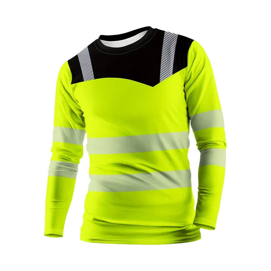 👕 30% OFF! 🏃‍♂️ Sporty men's long-sleeve shirt – moisture-wicking with a subtle print – perfect for active days, jogging, or leisure – breathable and comfortable 🌿