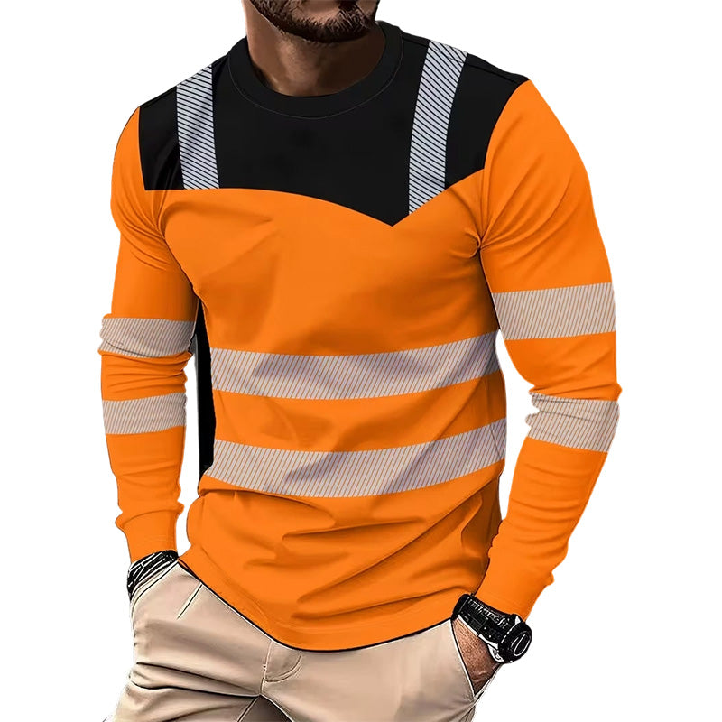 👕 30% OFF! 🏃‍♂️ Sporty men's long-sleeve shirt – moisture-wicking with a subtle print – perfect for active days, jogging, or leisure – breathable and comfortable 🌿