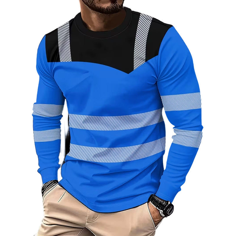 👕 30% OFF! 🏃‍♂️ Sporty men's long-sleeve shirt – moisture-wicking with a subtle print – perfect for active days, jogging, or leisure – breathable and comfortable 🌿