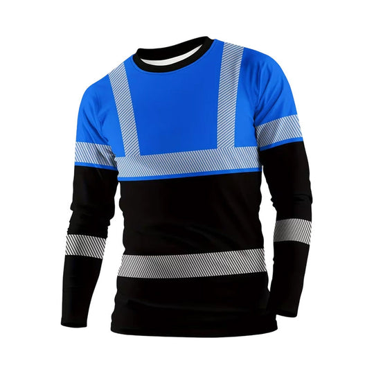 👕 30% OFF! 🏃‍♂️ Sporty men's long-sleeve shirt – moisture-wicking with a subtle print – perfect for active days, jogging, or leisure – breathable and comfortable 🌿