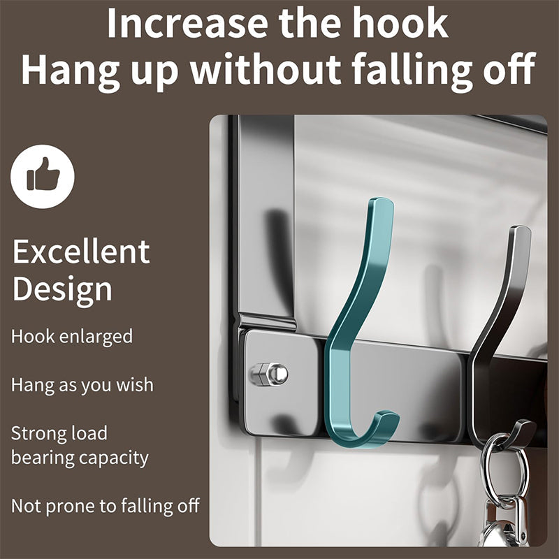 🥳 50% OFF! 🥳 Over The Door Hooks with Storage Basket