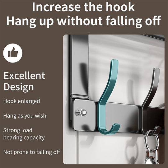 🥳 50% OFF! 🥳 Over The Door Hooks with Storage Basket