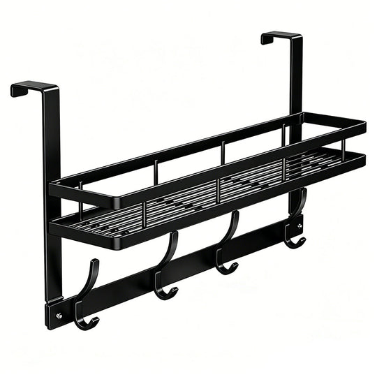 🥳 50% OFF! 🥳 Over The Door Hooks with Storage Basket