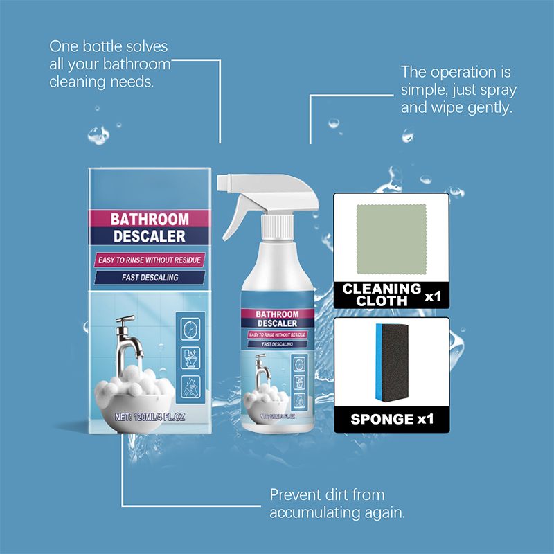 🔥Buy 1 Get 1 Free🔥All-in-One Bathroom Grime Cleaning Spray Set