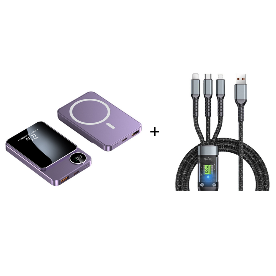⏳Time-Limited Special⏰22.5W Power Bank – Magnetic, Slim, Charges 3 Devices At Once– Power Up Anywhere, Anytime✨