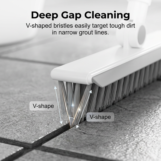 🔥UP TO 50% OFF!!🎁2-in-1 Grout & Corner Scrubber Brush with Squeegee🧹