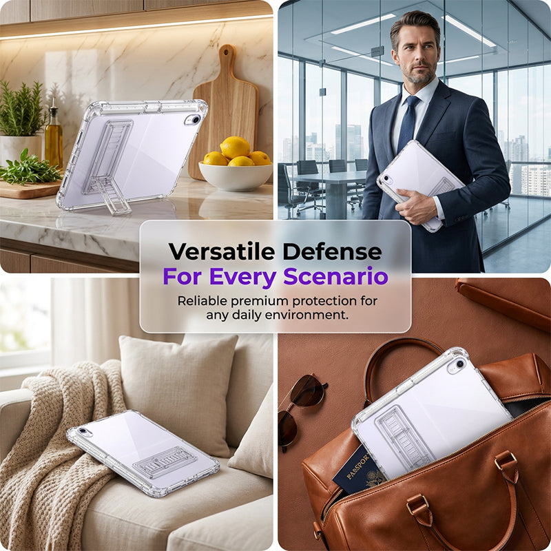 🔥50% OFF! Clear Shockproof Tablet Case with Kickstand