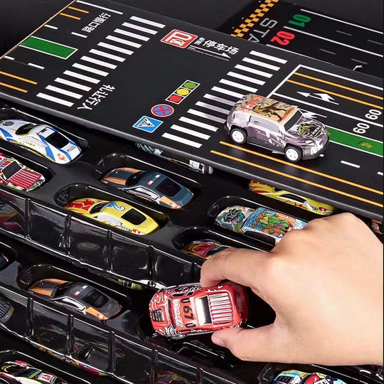 ✈️ Free Shipping🔥 48 Mini Pull-Back Cars with Built-In Garage Set 🔥50% OFF!!🔥