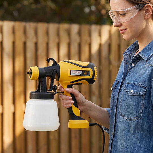 Electric Paint Spray Gun with 900ml Capacity