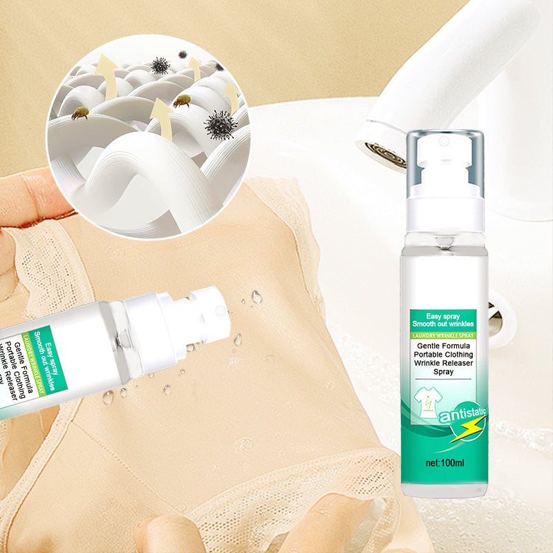Portable Wrinkle Releaser Spray – Instant De-Wrinkle & Anti-Static