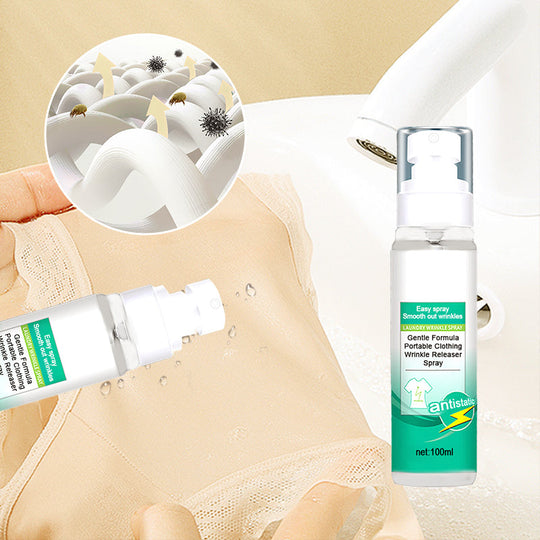 Portable Wrinkle Releaser Spray – Instant De-Wrinkle & Anti-Static
