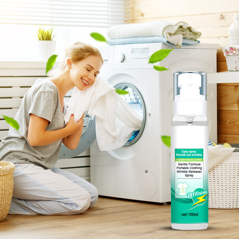 Portable Wrinkle Releaser Spray – Instant De-Wrinkle & Anti-Static