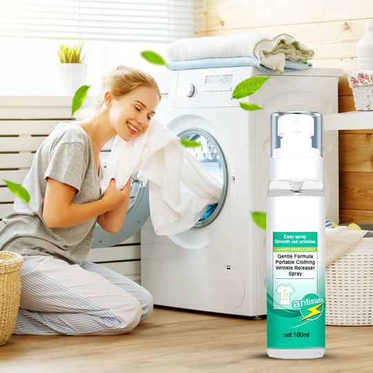 Portable Wrinkle Releaser Spray – Instant De-Wrinkle & Anti-Static