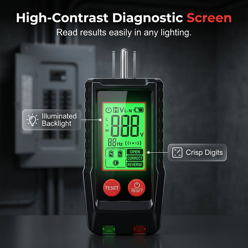 📢📢50% OFF !!!⏰Digital Circuit Breaker Finder and Outlet Tester Kit
