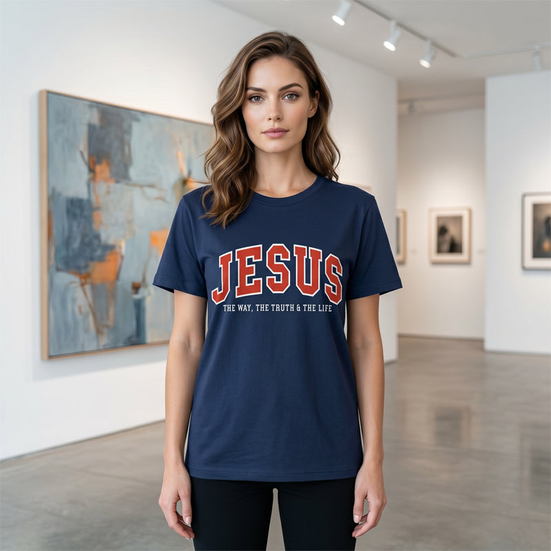 🔥Last Day 50% OFF🔥 Women's Funny Jesus Print T-Shirt