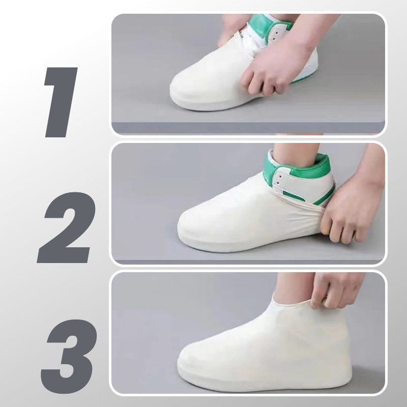 📢📢30 OFF%⏰ Waterproof Rain Shoe Cover – Non-slip sole & easy on/off – Reusable, perfect for wet weather or muddy walks – fits most shoes, keeps feet dry 🌧️
