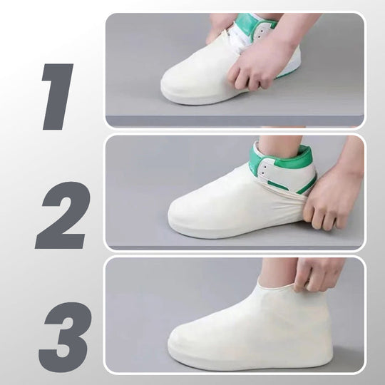 📢📢30 OFF%⏰ Waterproof Rain Shoe Cover – Non-slip sole & easy on/off – Reusable, perfect for wet weather or muddy walks – fits most shoes, keeps feet dry 🌧️