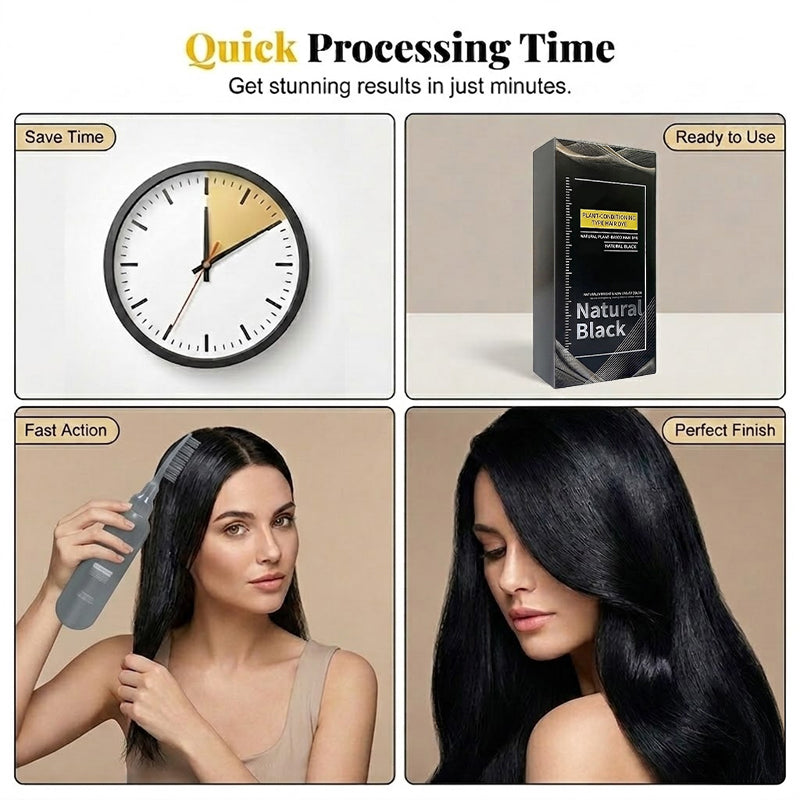 📢📢50% OFF !! ⏰Plant-Based Comb-In Hair Dye Cream