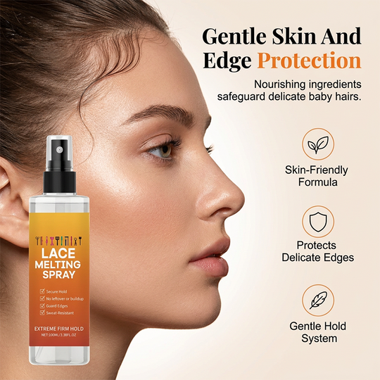 💞50K+ SOLD!🧴🌿 50% OFF!🥳2026 HOT SALE🥳 Lace Wig Melting Spray – Moisturising formula, stops itching. Strong hold, easy wash out. Perfect melt every time! 💇‍♀️✨