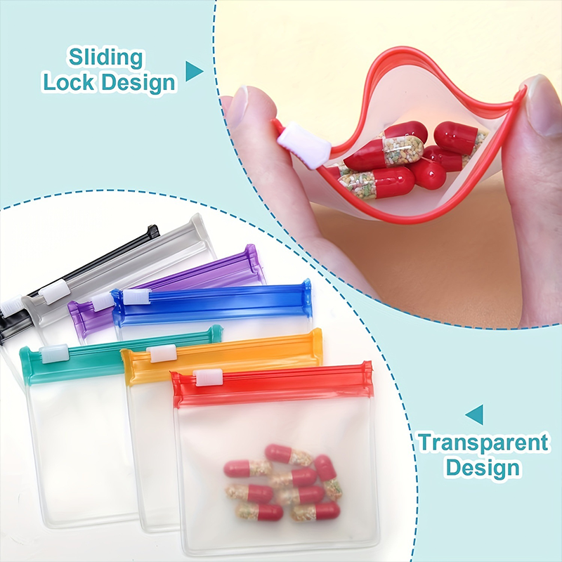 💊LAST DAY SALE: ONLY ￡8.99!!🎁✨Portable Transparent EVA Pill Pouches